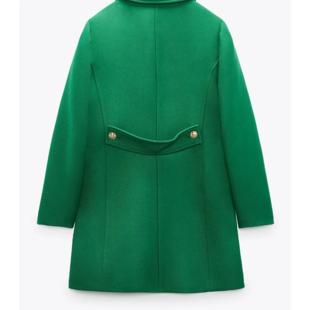 Zara buttoned tailored coat_2